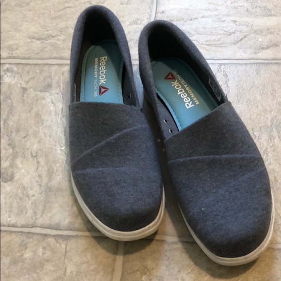 reebok memory foam slip on